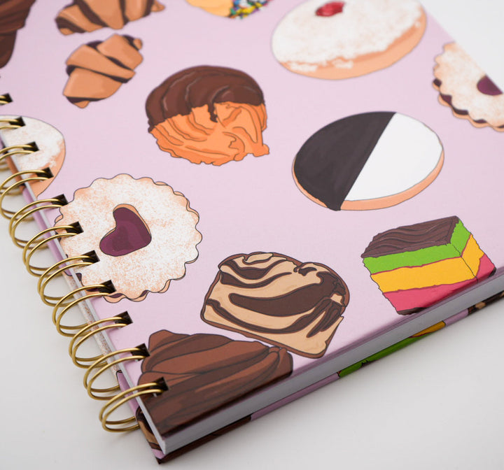 Deli Desserts Spiral Notebook