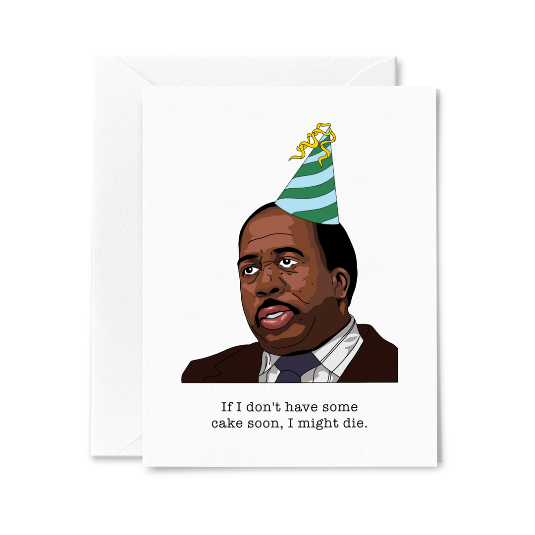 Stanley Hudson Birthday Card - Sammy Gorin Art