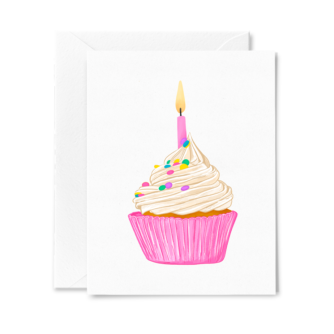 Cupcake Card - Sammy Gorin Art